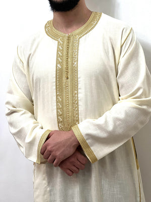 Long sleeve kaftan  Linen Kaftan style Moroccan