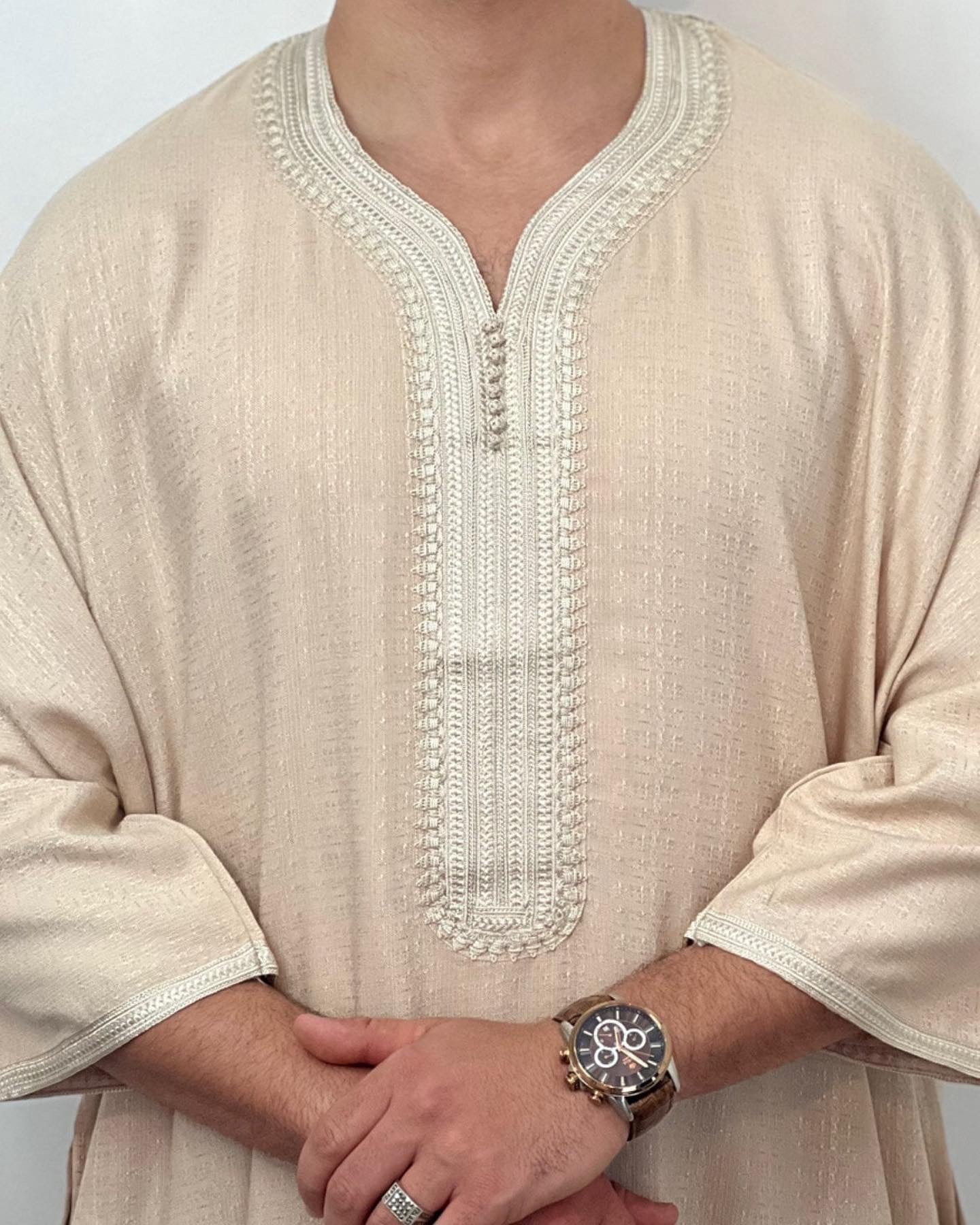Moroccan Thobe Premium Linen blend