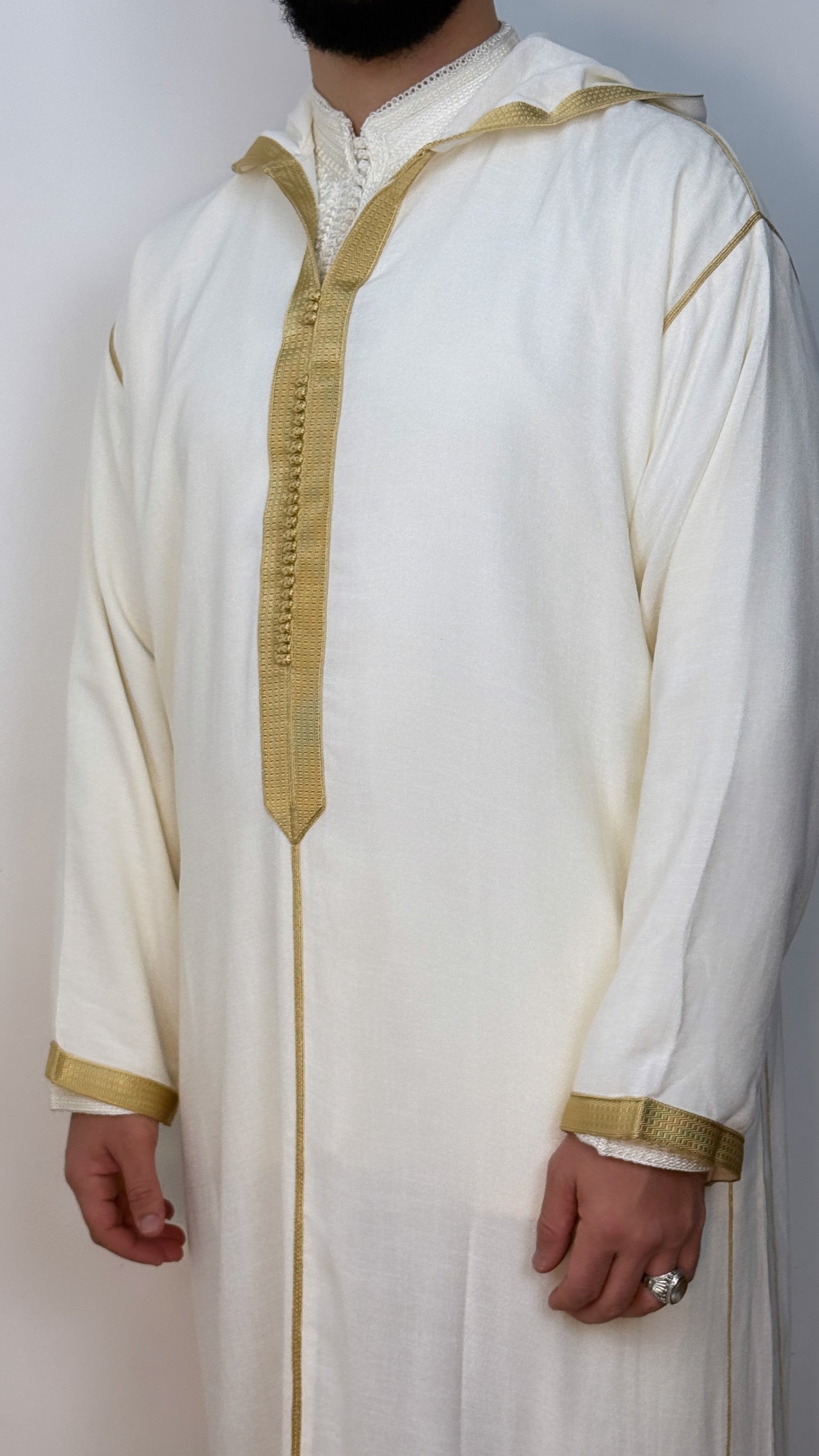 Hooded Djellaba Moroccan Linen