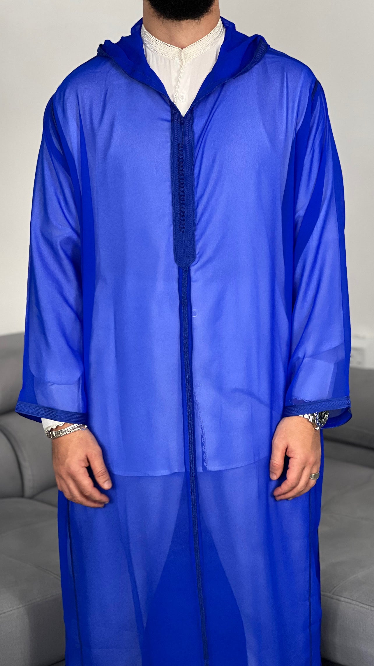 قسط Nikkah مقنع ثوب الجلابة انظر من خلال