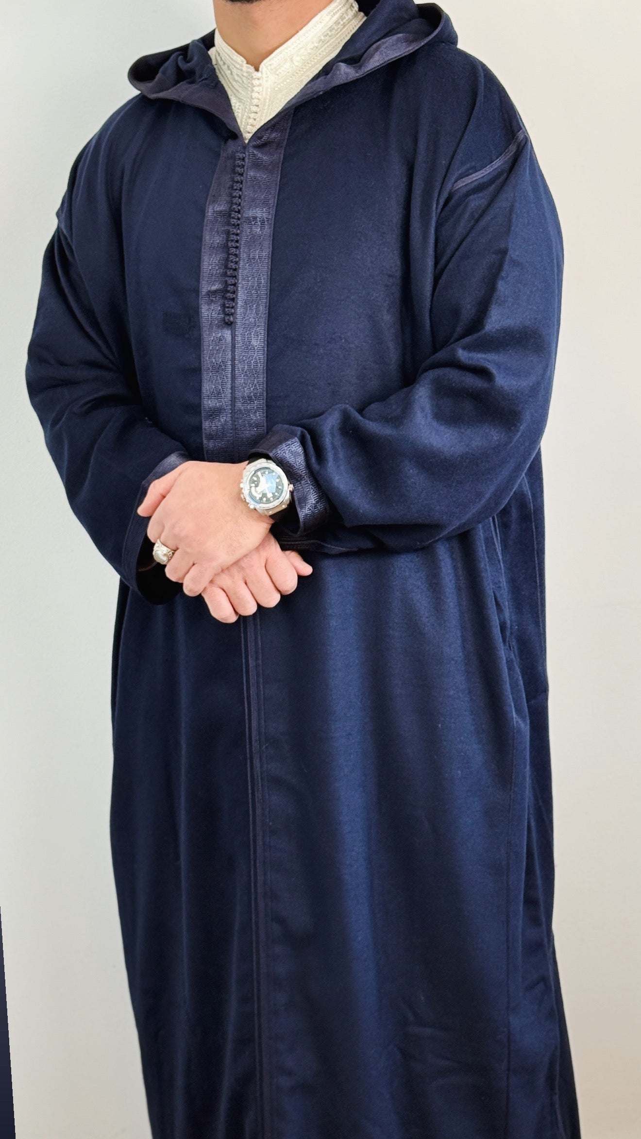 Winter Moroccan Hooded Djellaba Jubbah Melifa Premium
