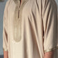 Mens Linen crep Moroccan thobe