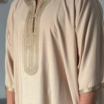 Mens Linen crep Moroccan thobe