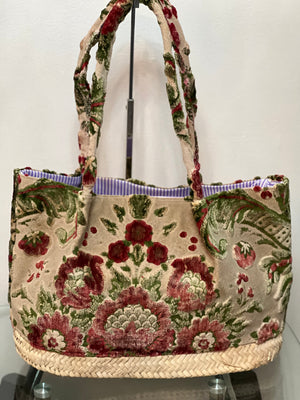 Vintage Bag- using recycled moroccan fabrics