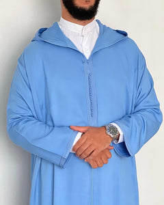 Hooded Djellaba cotton Moroccan