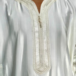 Jawehara Moroccan striped Islamic Thobe - djellaba, Jubbah, Thobe, kandora, Kaftan perfect for everyday