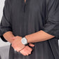 Linen blend Thobe Moroccan