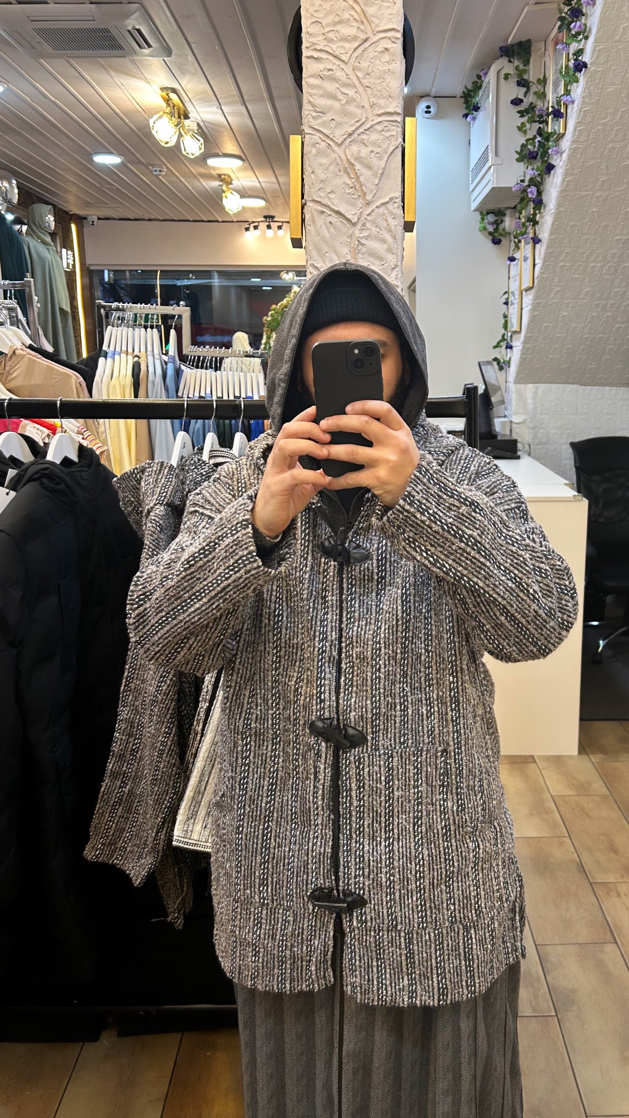 Moroccan coat wool kashaba jacket