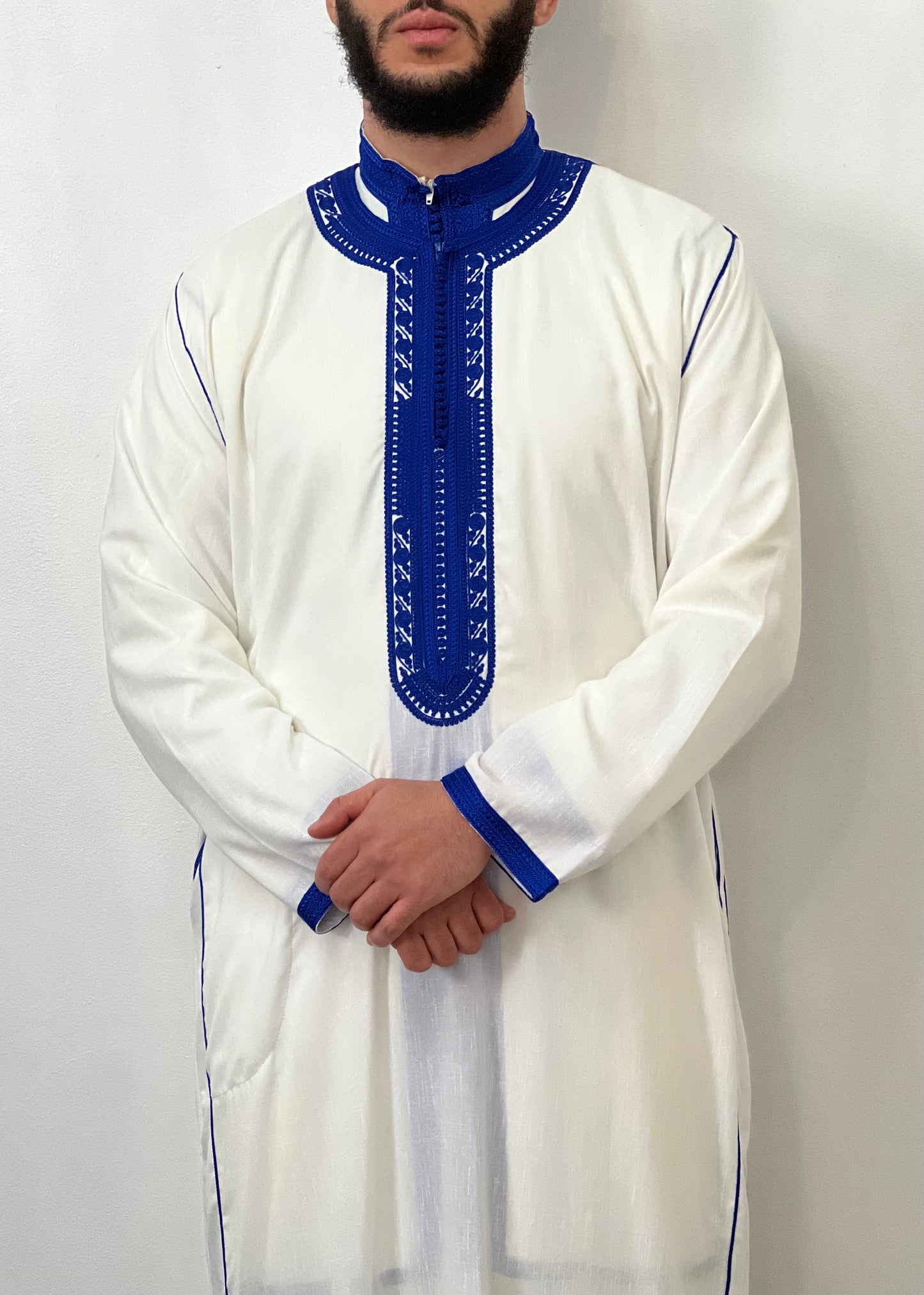 kaftan thobe Long sleeve  Linen style Moroccan