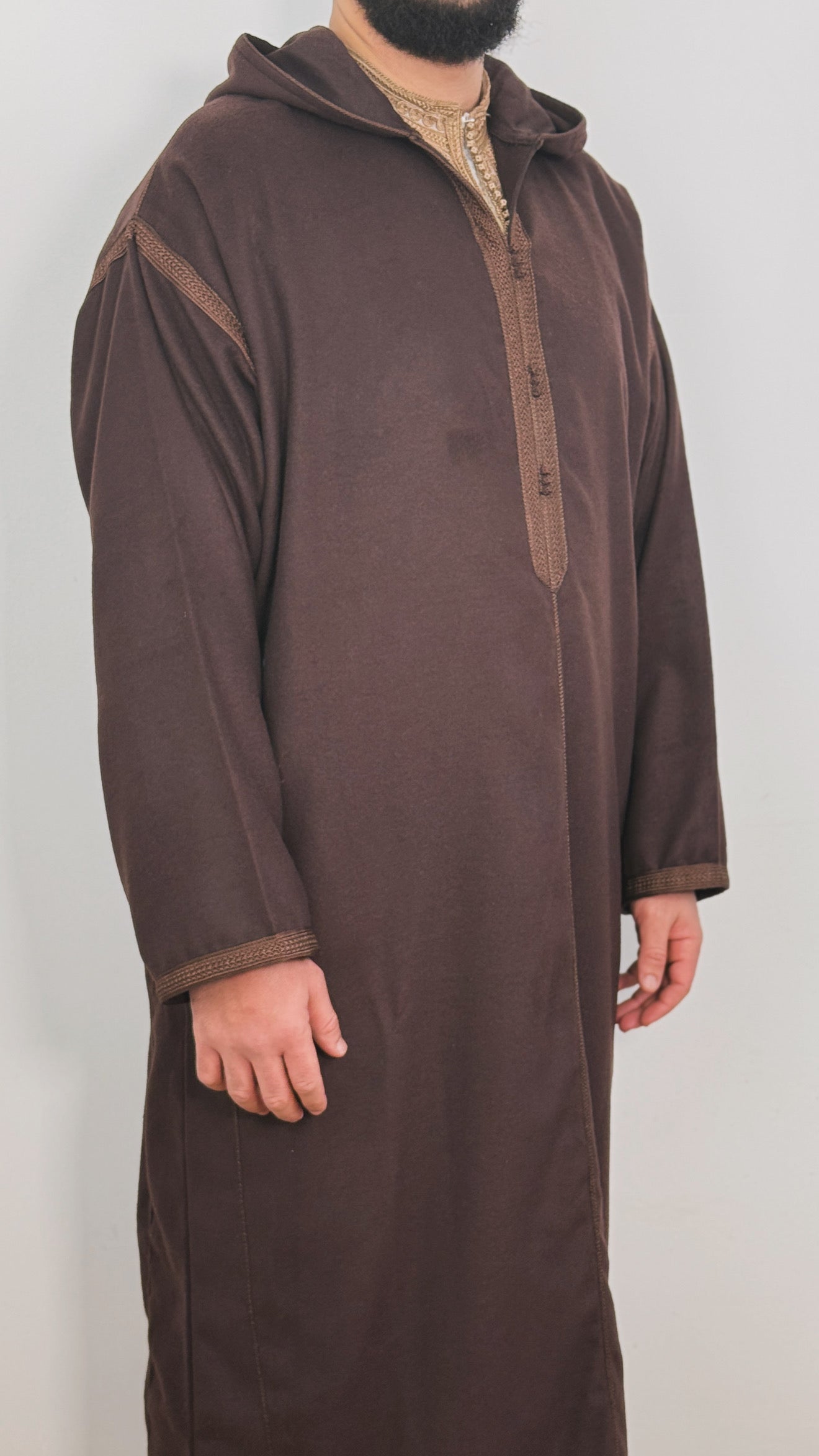 Winter Moroccan Hooded Djellaba Jubbah