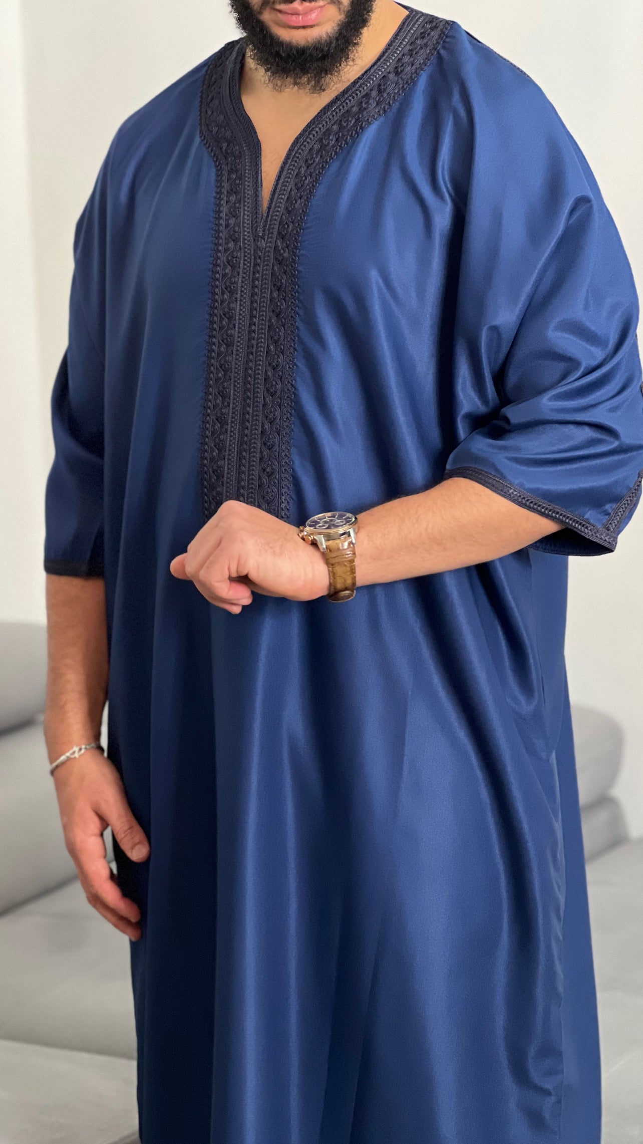 تطريز الثوب الاسلامي المغربي التقليدي