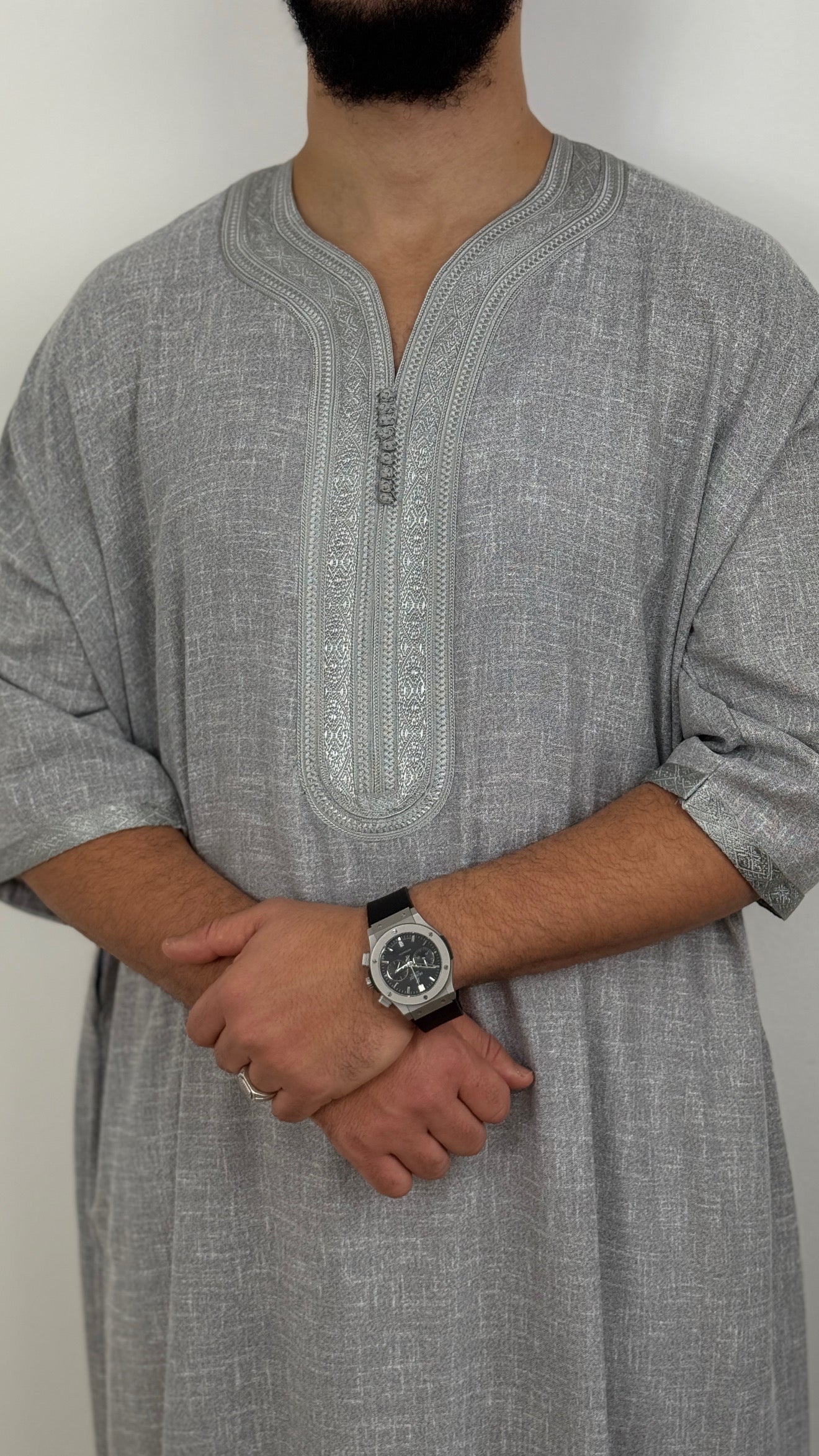 Moroccan  linen Thobe jubbah