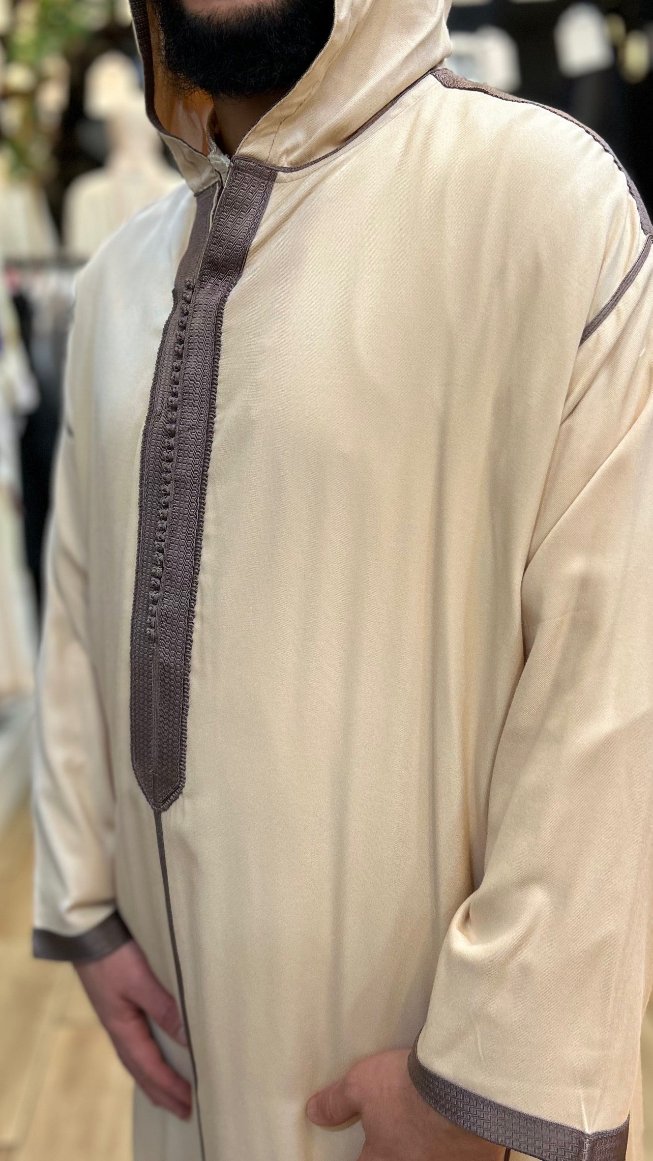 Hooded premium Gabardine Moroccan Jelaba