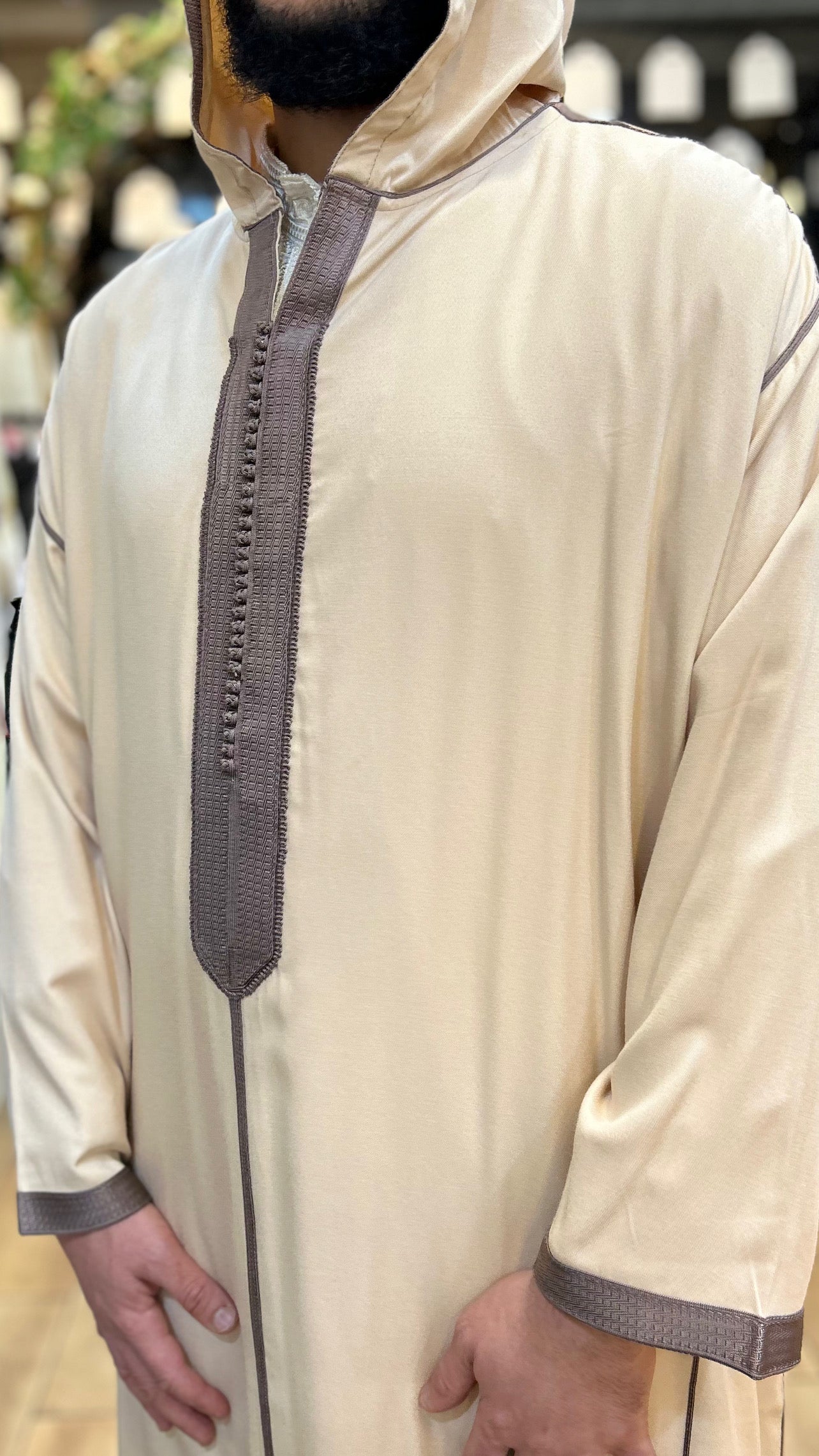 Hooded premium Gabardine Moroccan Jelaba