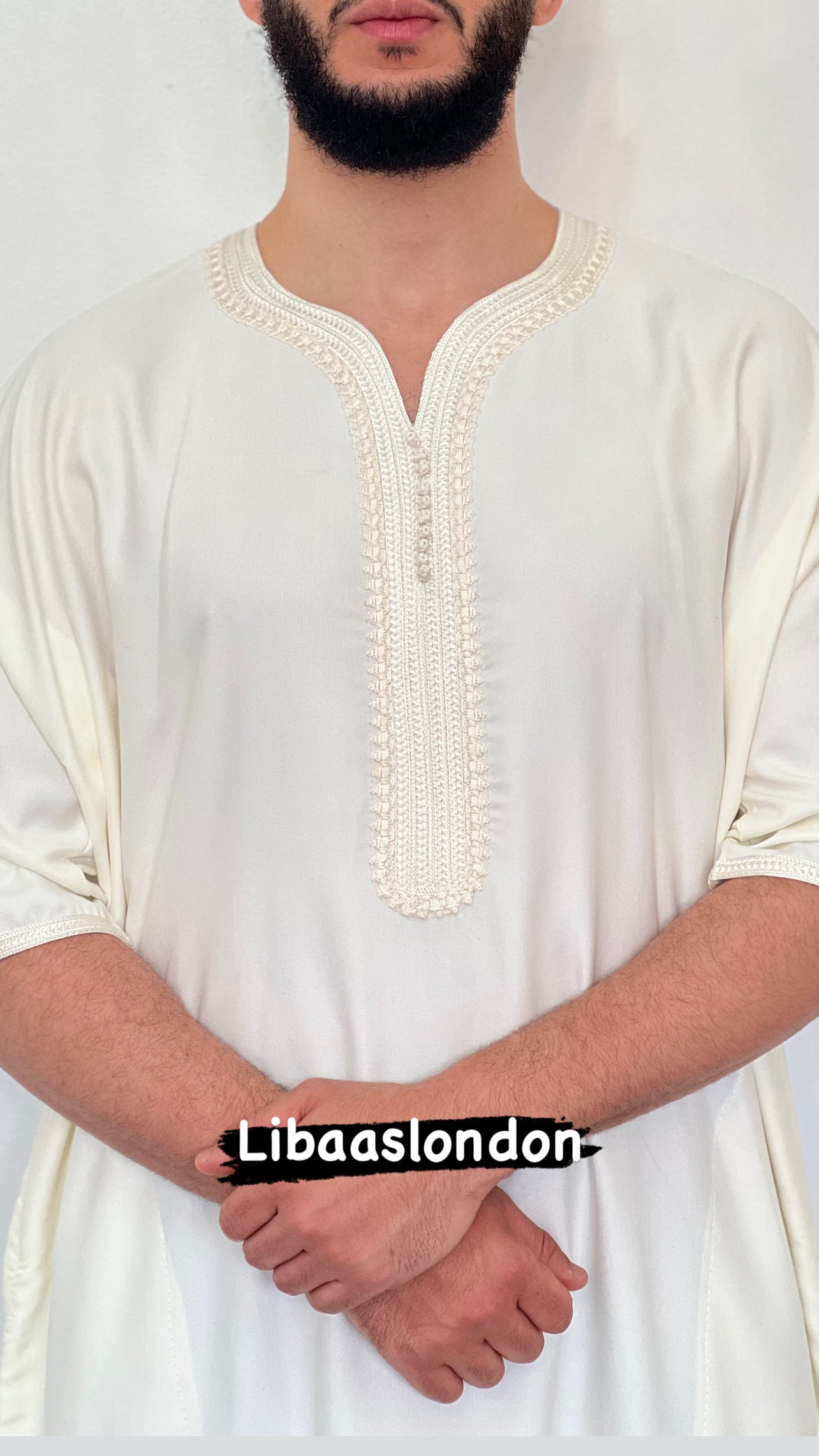 Traditional Moroccan Islamic Thobe two pockets