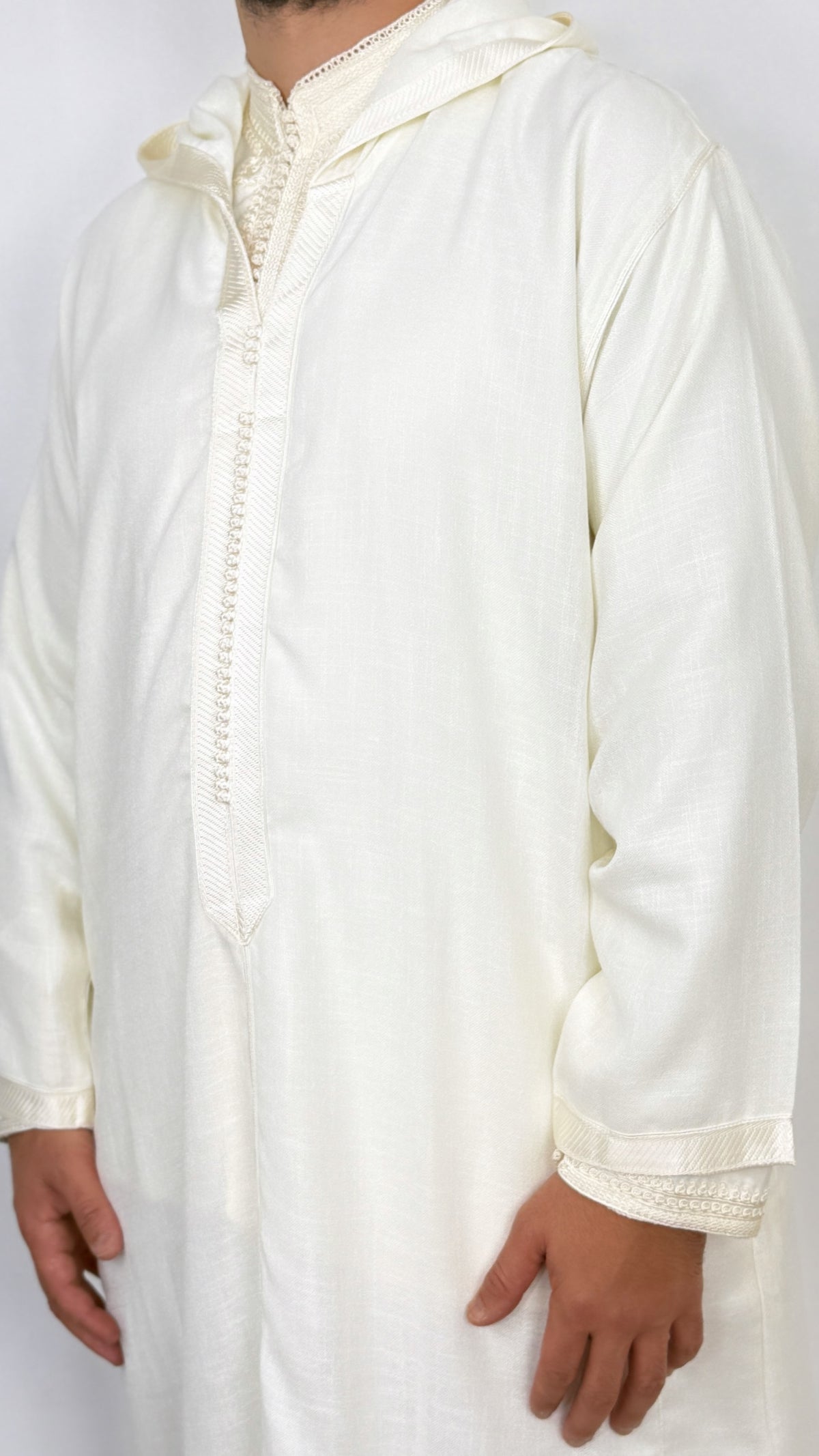Hooded Djellaba Moroccan Linen