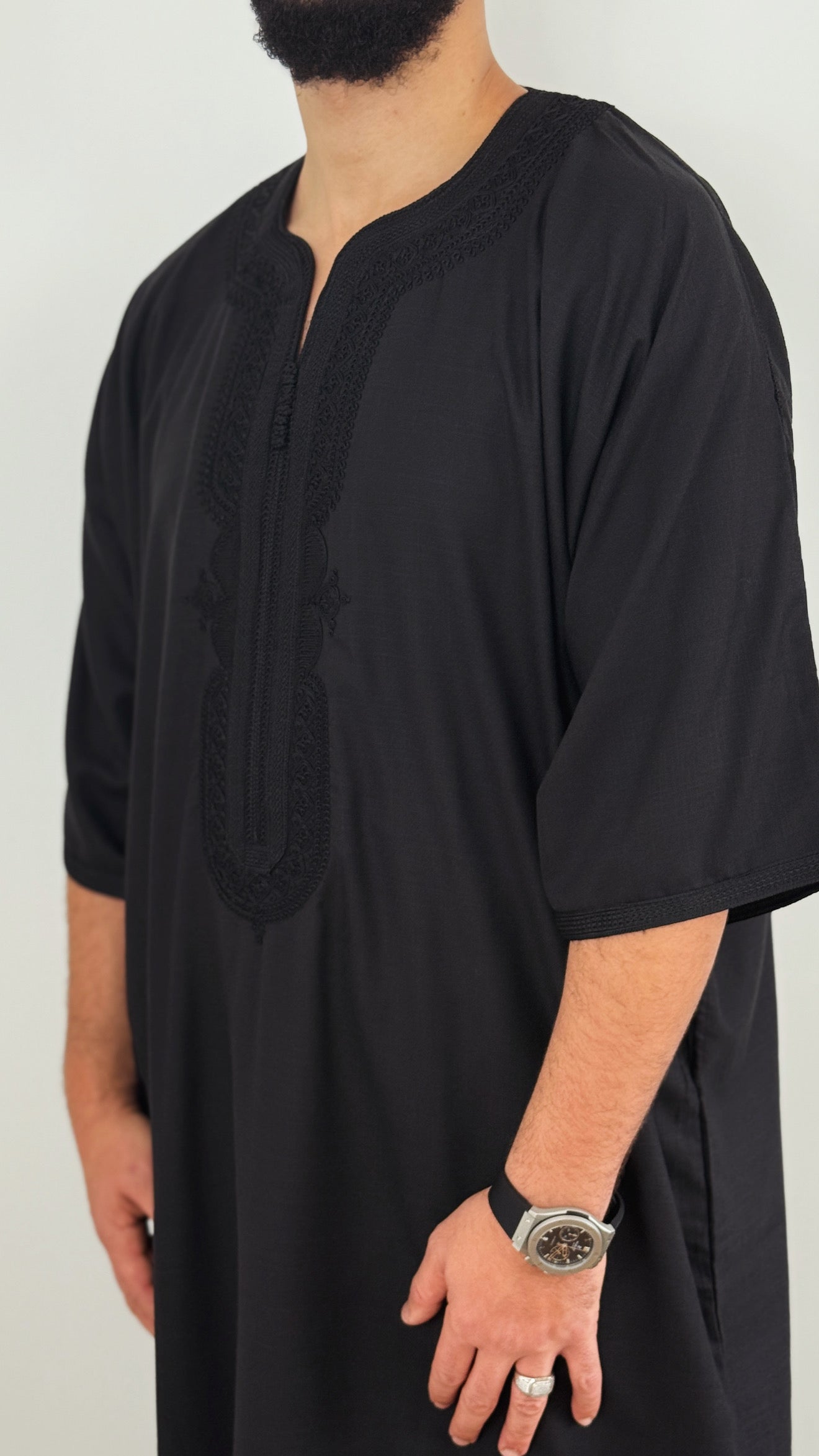 ثوب يومي للرجال جبة كندورة إسلامية 