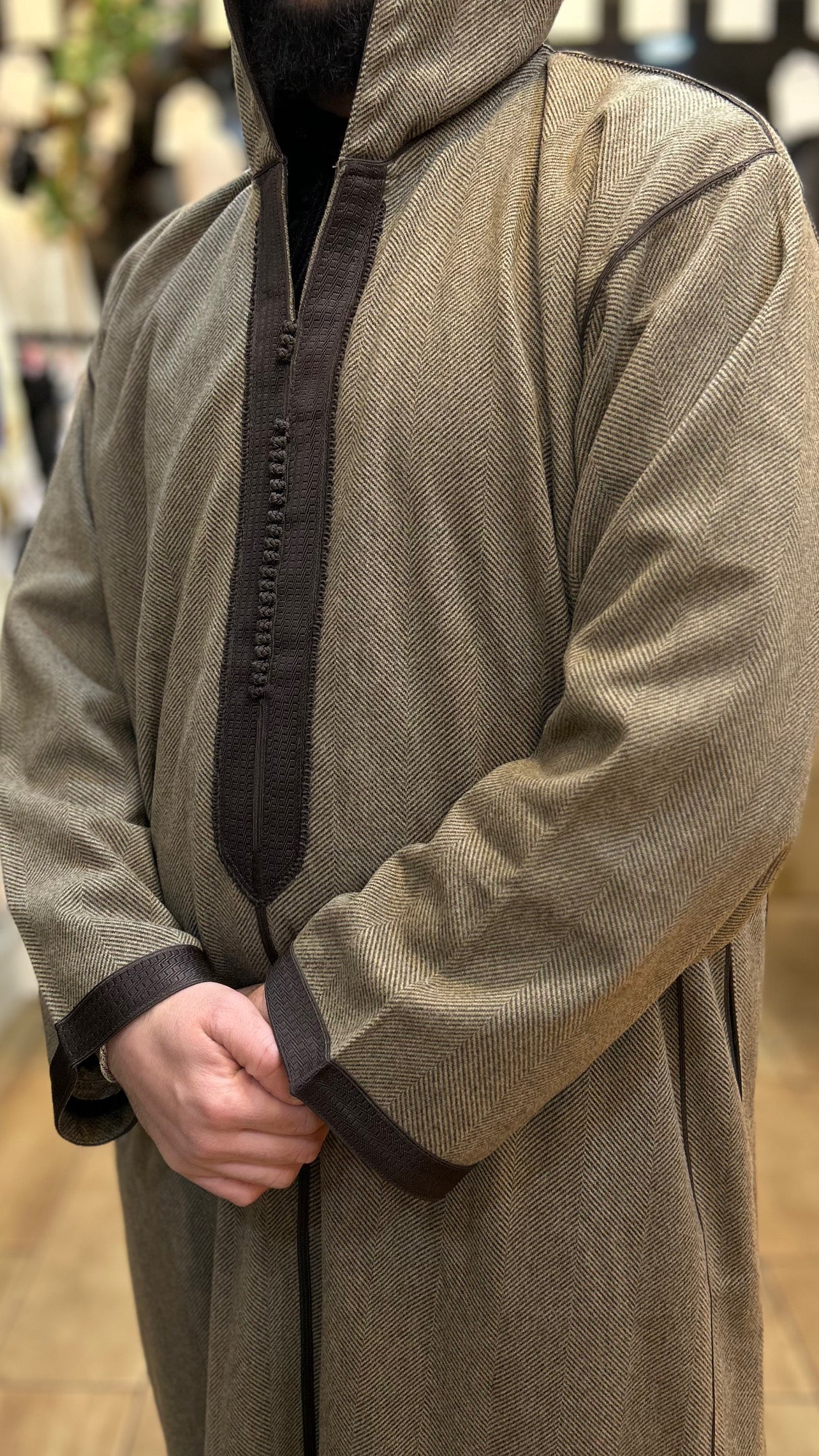 Winter Hooded Moroccan djellaba