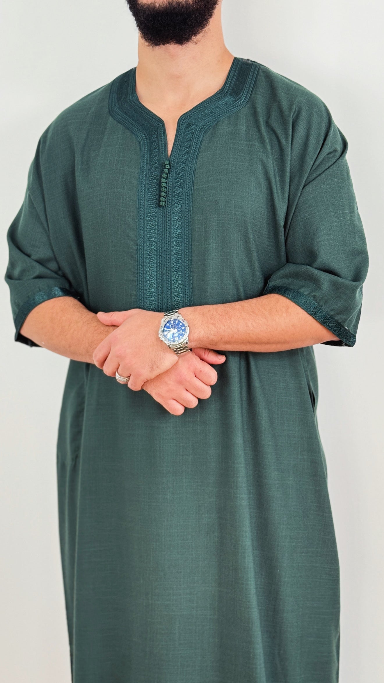 Moroccan  linen Thobe jubbah