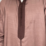 Hooded djellaba linen Moroccan djellaba