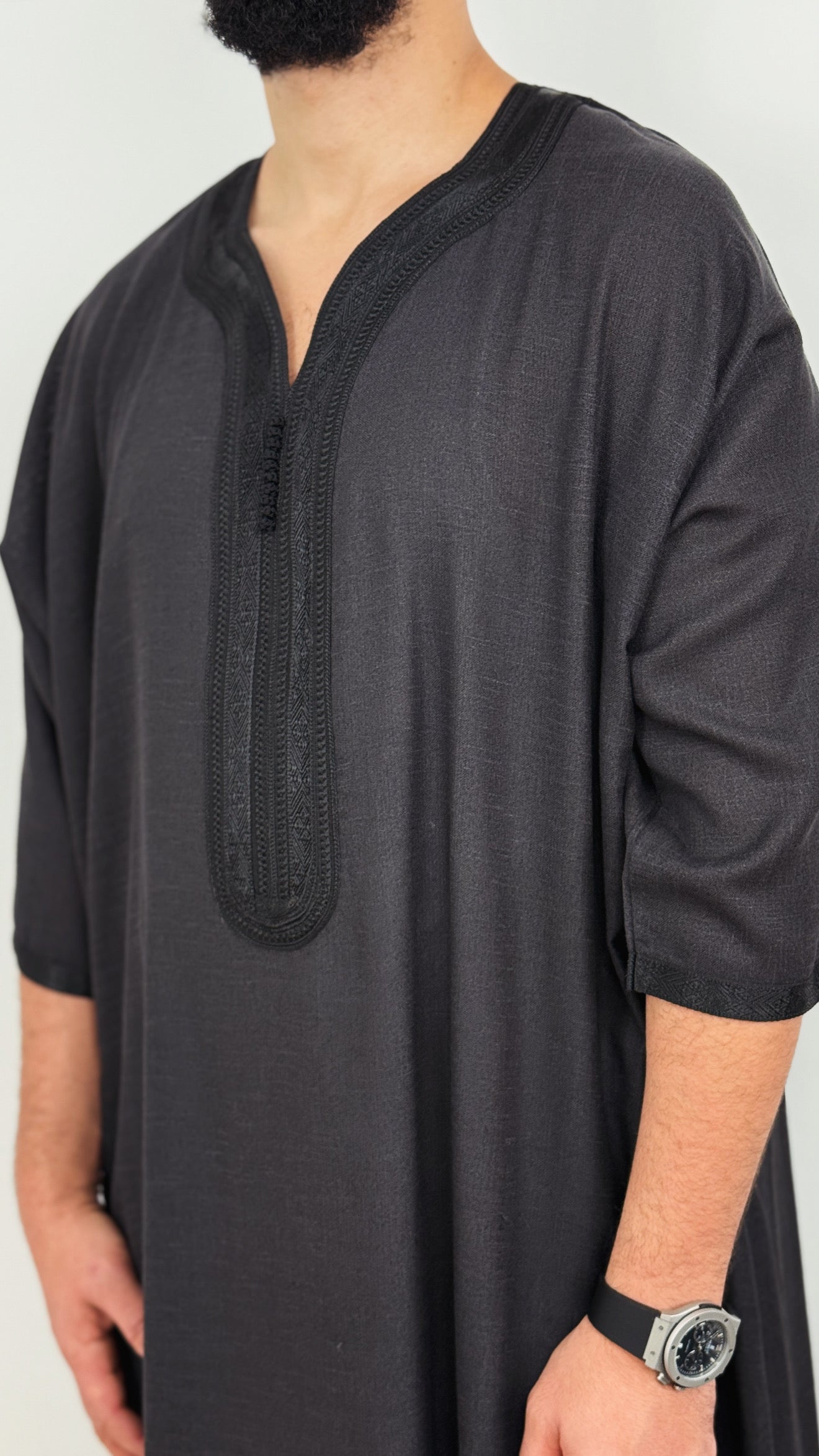 Moroccan  linen Thobe jubbah