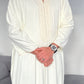 Luxury kings Thobe Fully Handmade cream