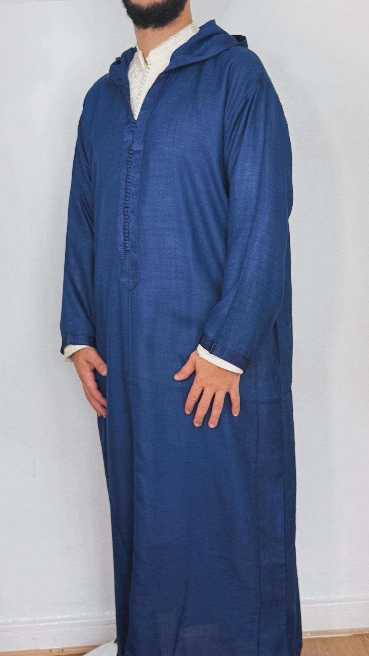 Hooded Djellaba Moroccan Linen