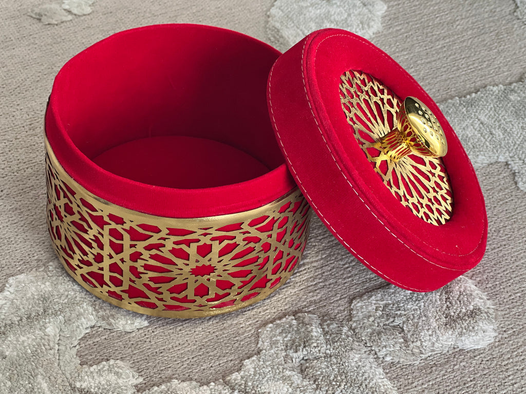 Moroccan decor boxes rounded