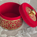 Moroccan decor boxes rounded