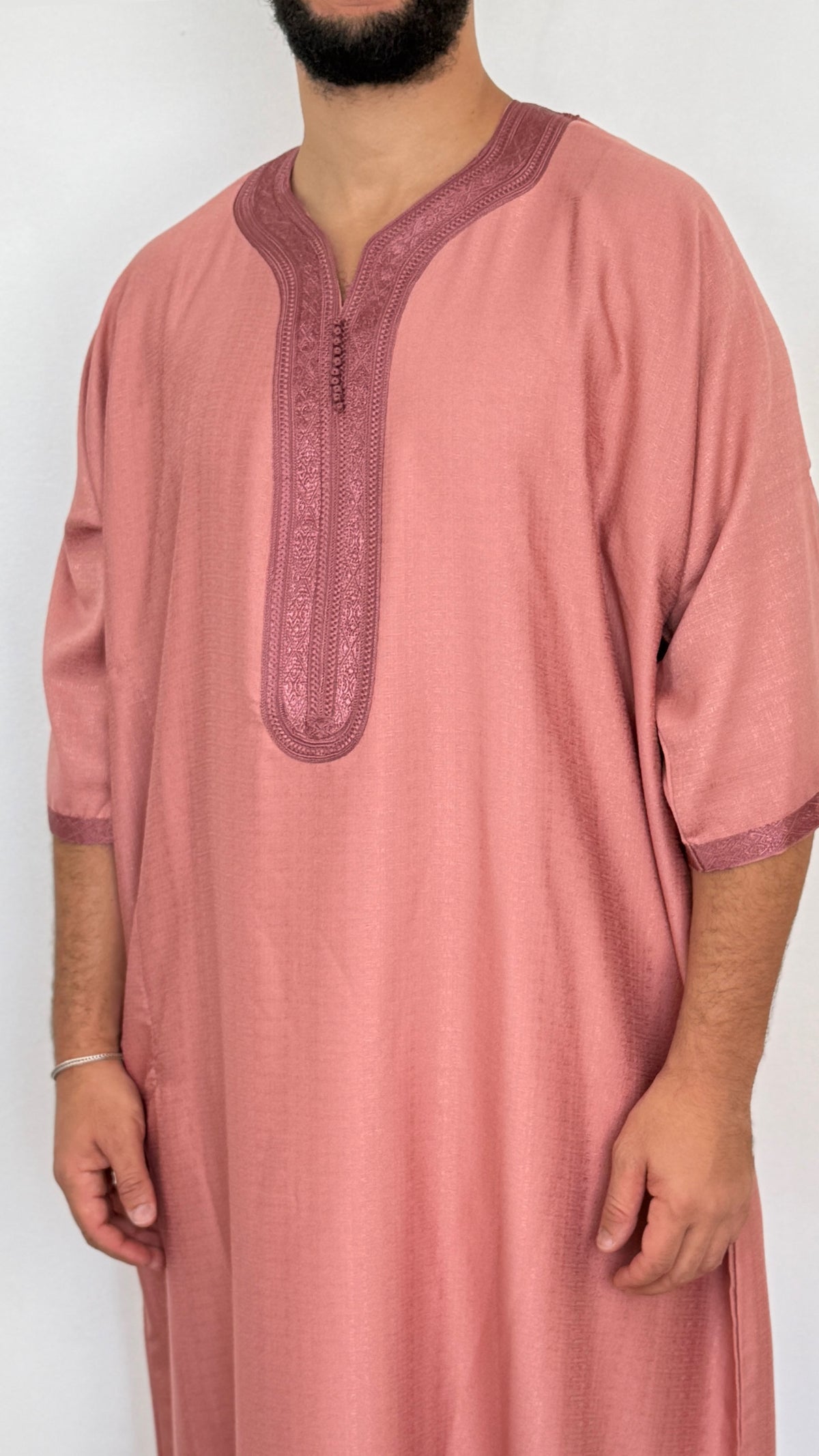 Linen blend Thobe Moroccan