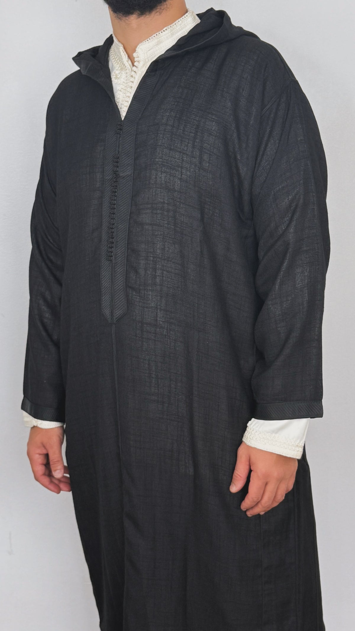 Hooded Djellaba Moroccan Linen