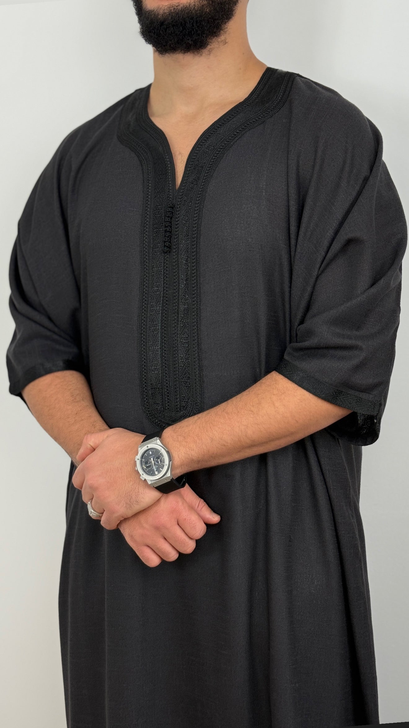 Moroccan  linen Thobe jubbah