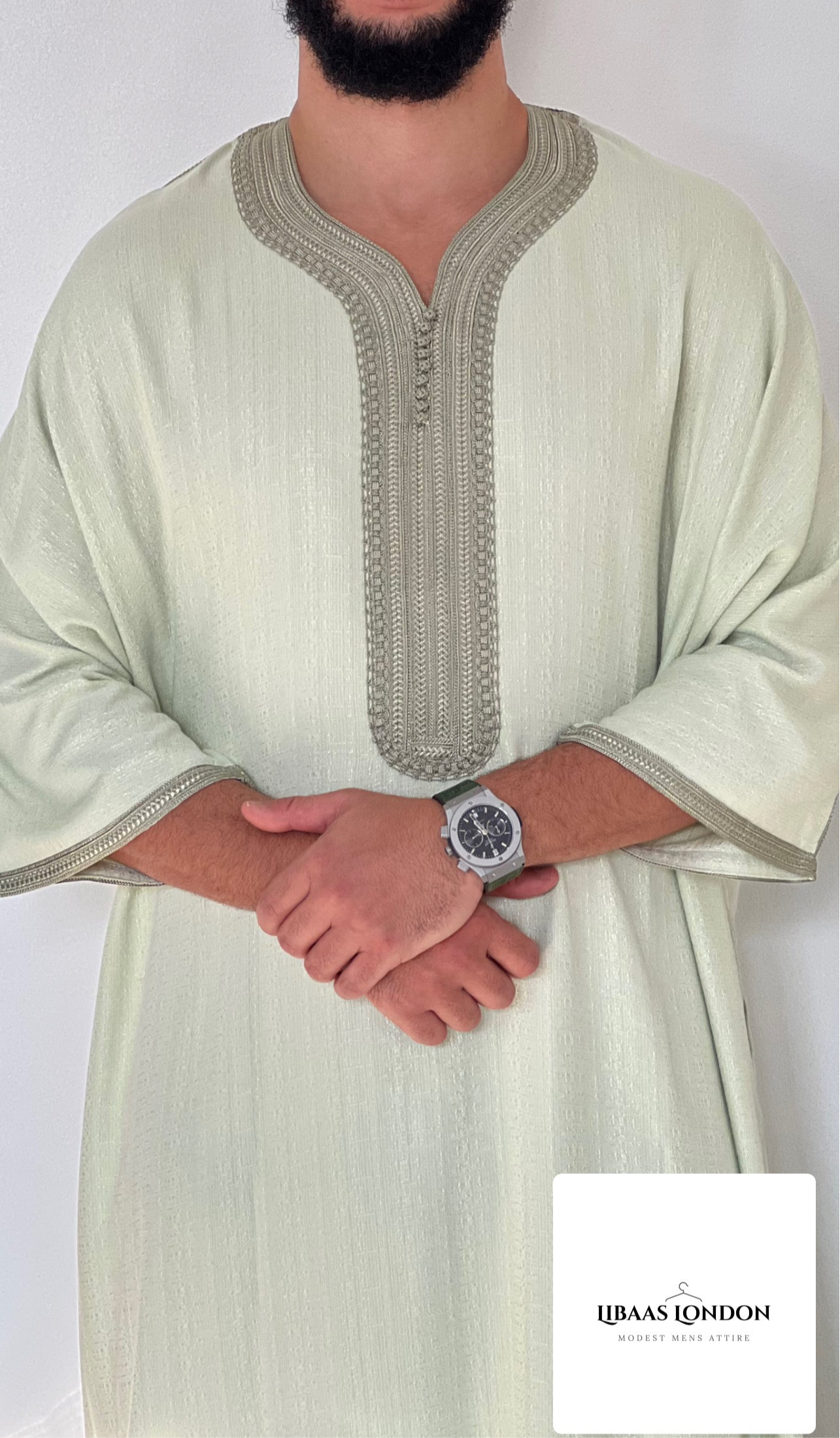 Premium Linen blend Moroccan Thobe