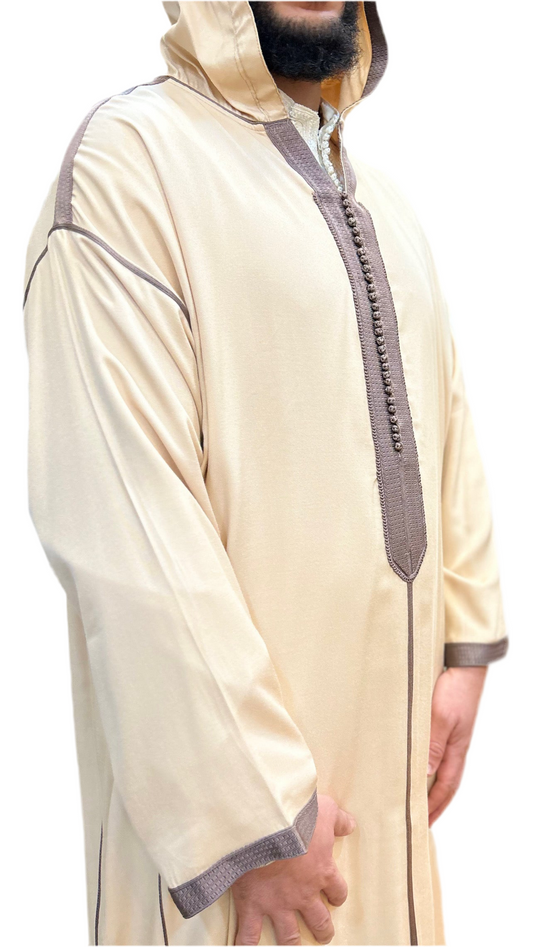 Hooded premium Gabardine Moroccan Jelaba