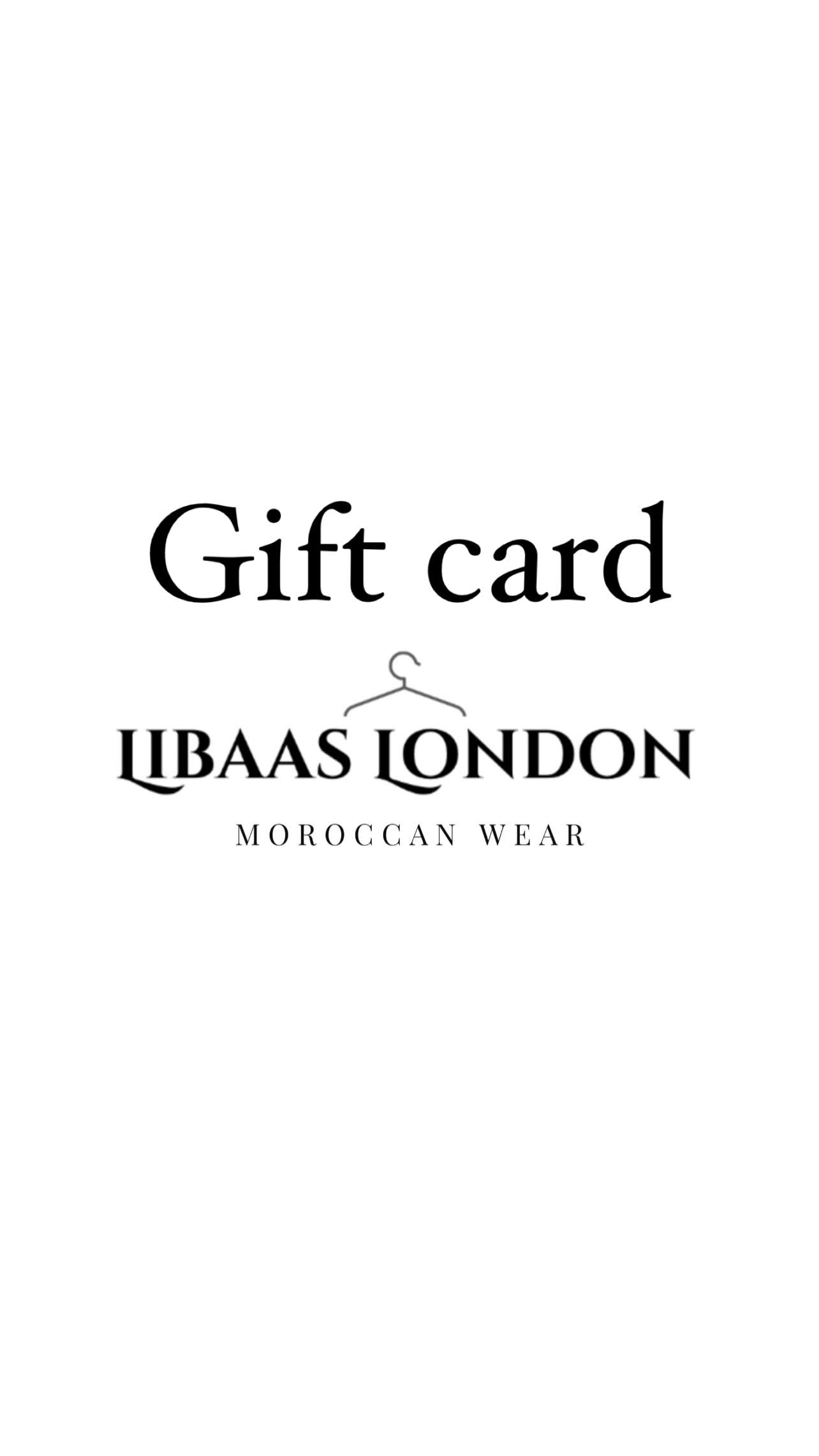 Libaaslondon Gift card