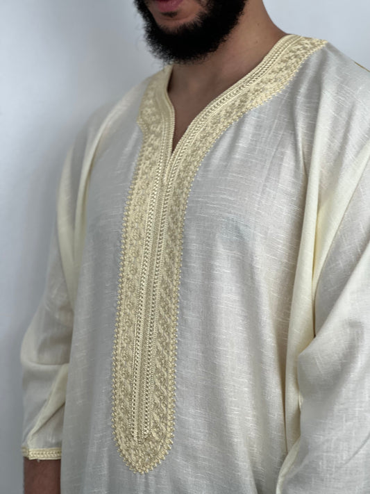 Moroccan linen Thobe, Jubbah, kandora