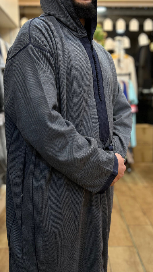 Winter Hooded Moroccan djellaba