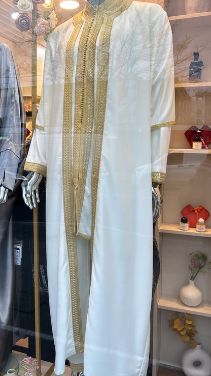 طقم جبادور مغربي فاخر من نيكا 3 قطع