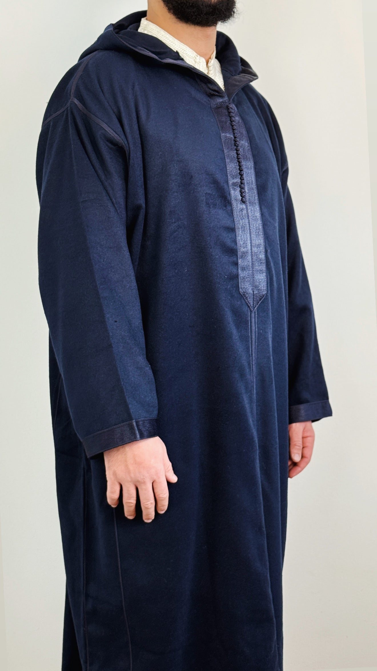Winter Moroccan Hooded Djellaba Jubbah Melifa Premium