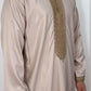 Kaftan Collar Thobe Long Sleeve