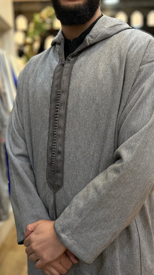 Winter Djellaba top Hooded Moroccan
