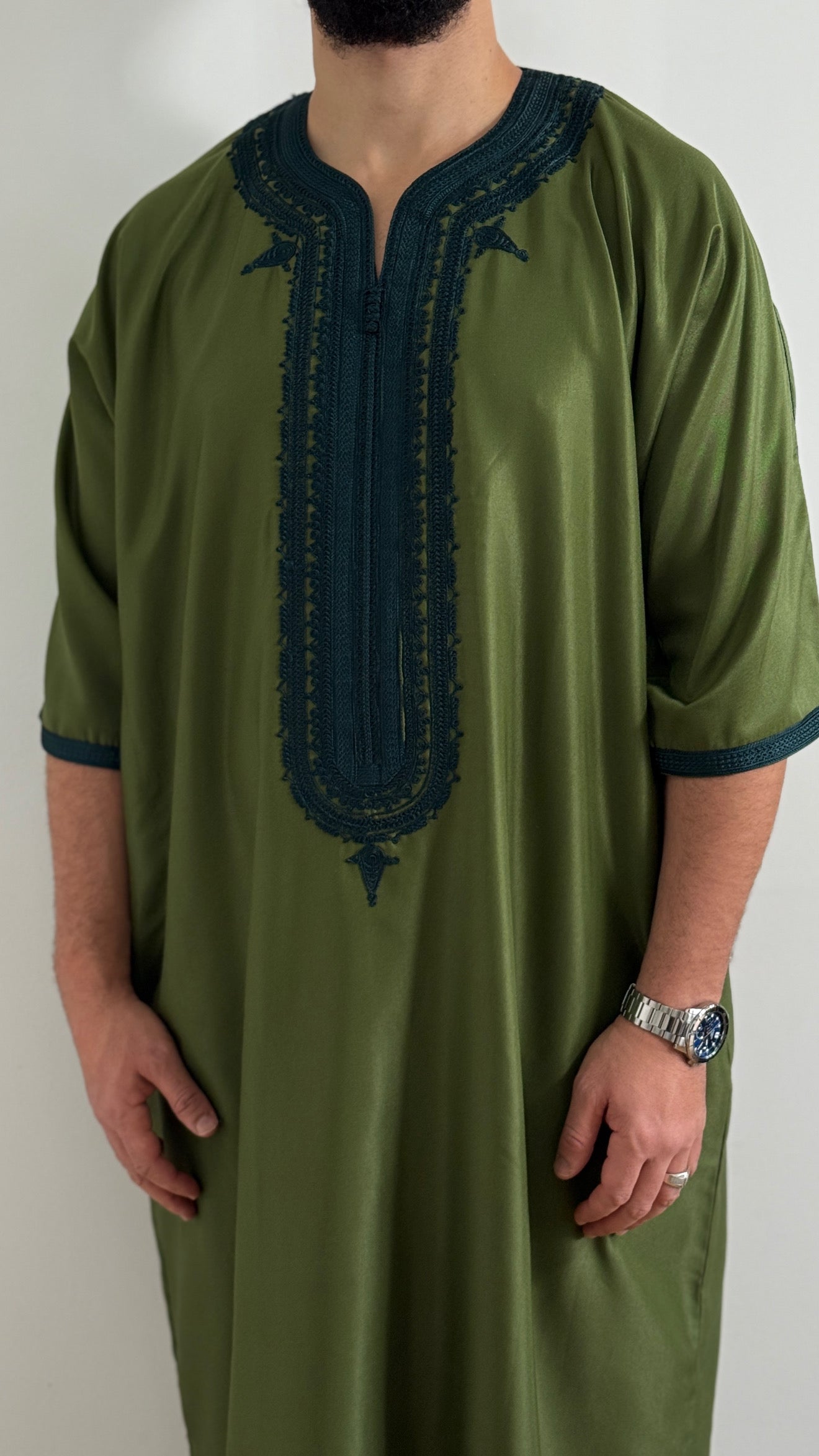 Thobe Gabardine Embroidery Jubbah Thobe kandora