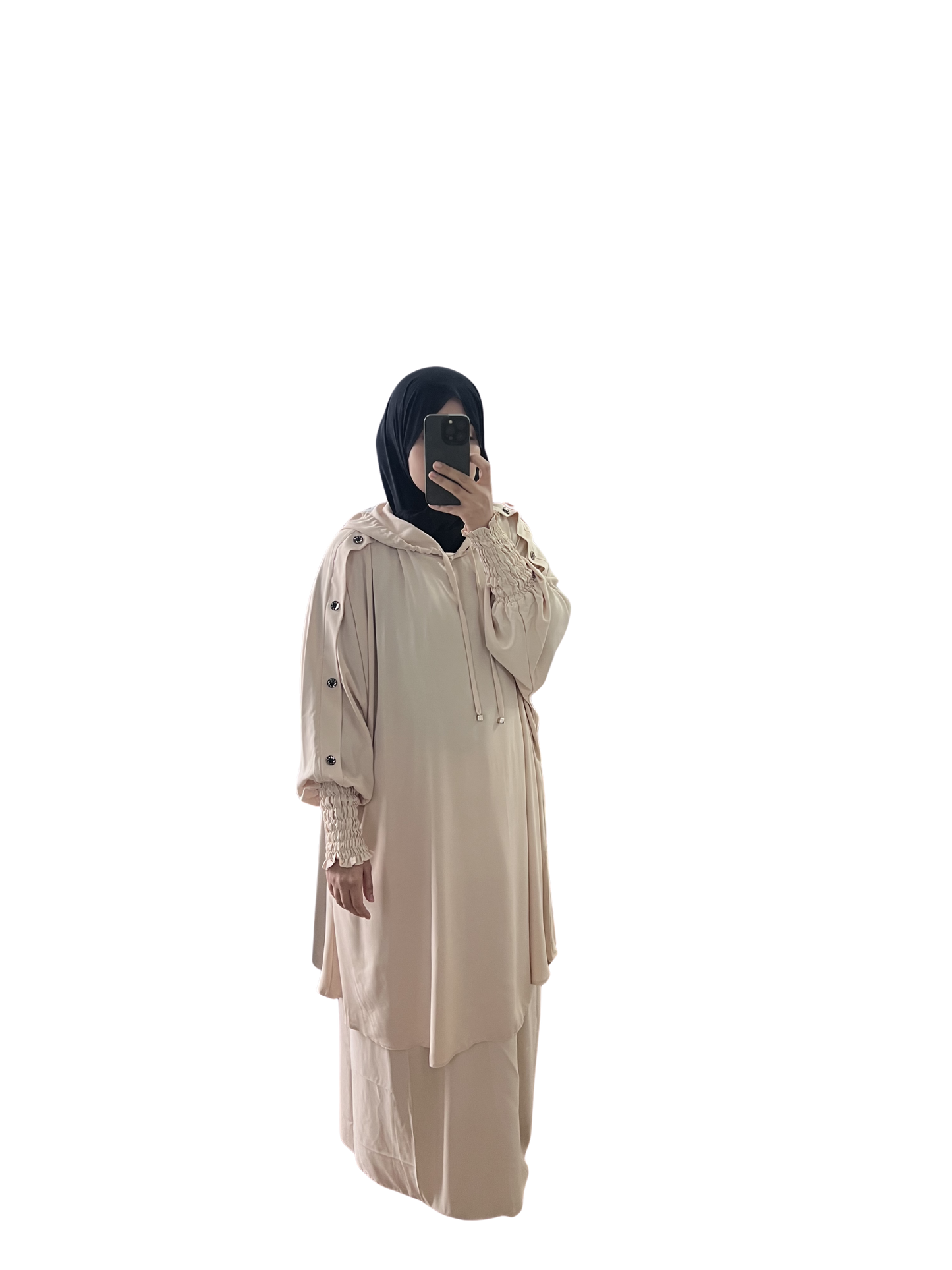 Jilbab 2 piece with Hood