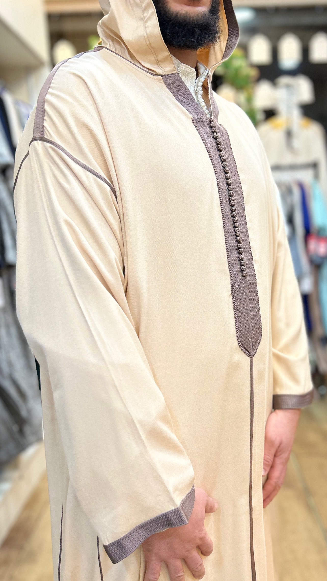 Hooded premium Gabardine Moroccan Jelaba