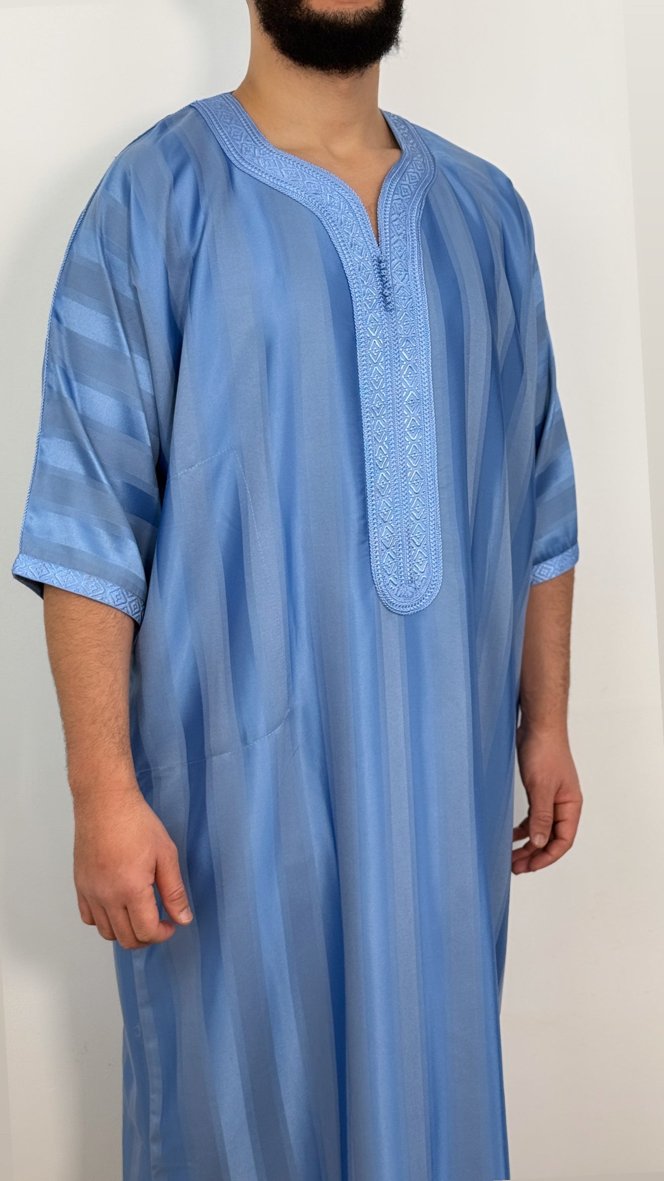 Moroccan Thobe Jawehara slim fit Jubbah kandora