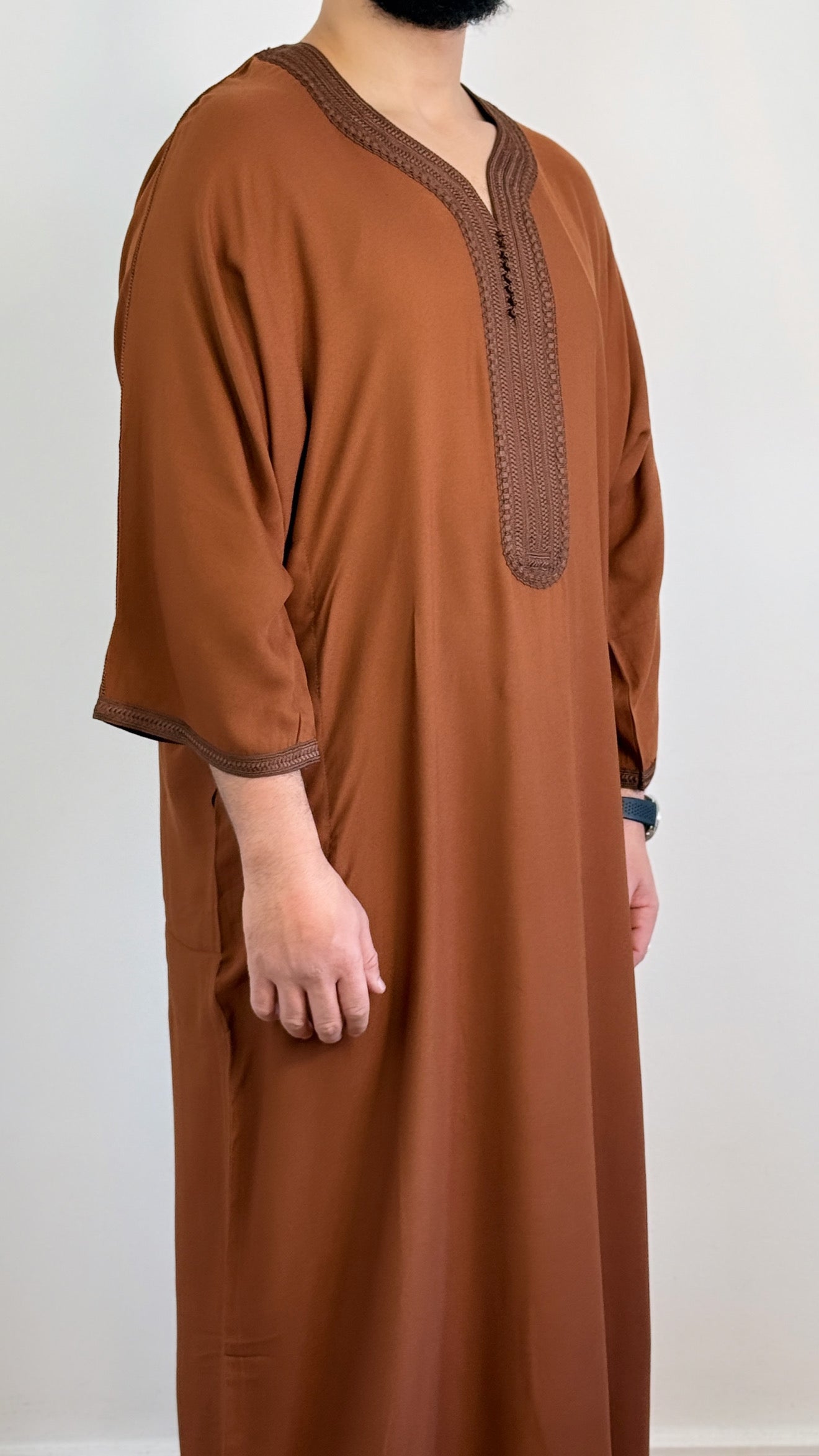 Moroccan Men’s Thobe Cotton blend Islamic kandora