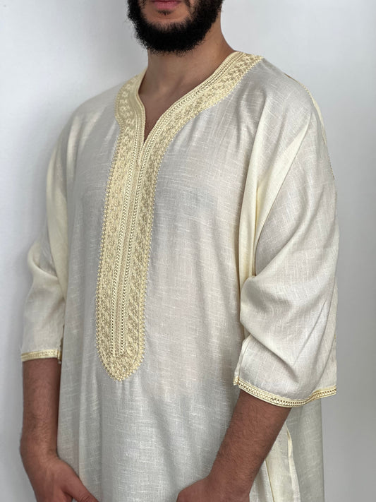 Moroccan linen Thobe, Jubbah, kandora