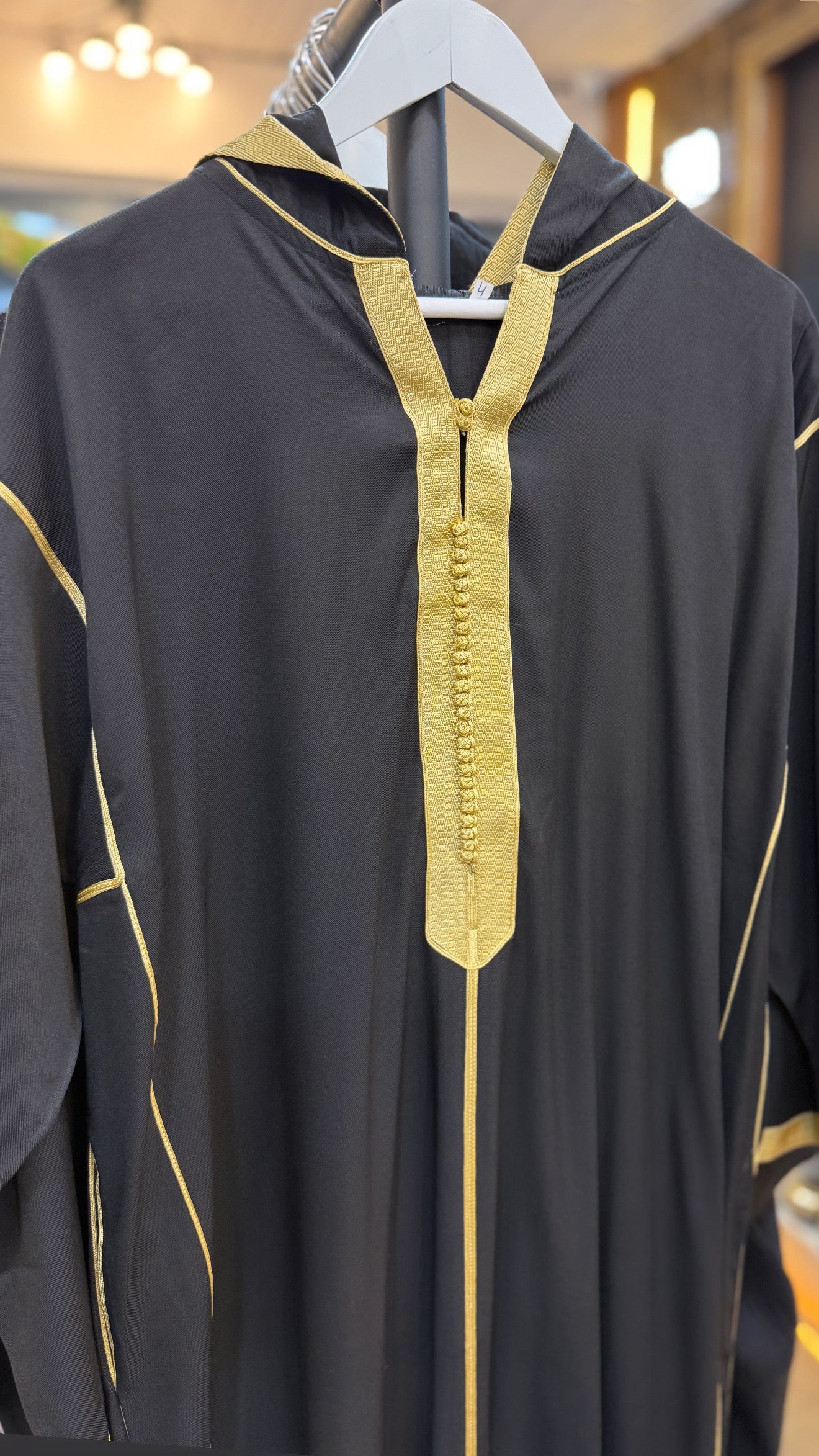 Hooded Gabardine  Moroccan thobe