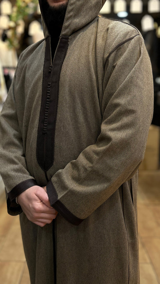 Winter Hooded Moroccan djellaba