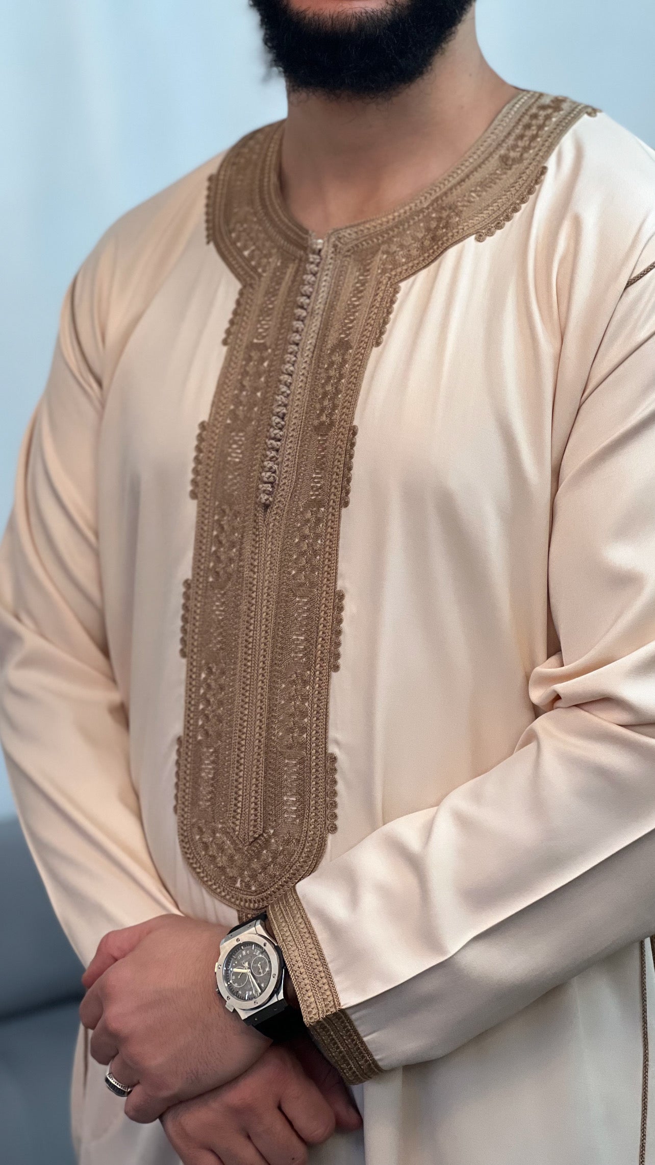 Kaftan thobe long sleeve Moroccan collection 2025